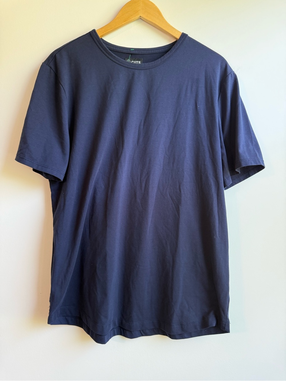 Cuts Clothing Navy Short Sleeve Crewneck T-Shirt